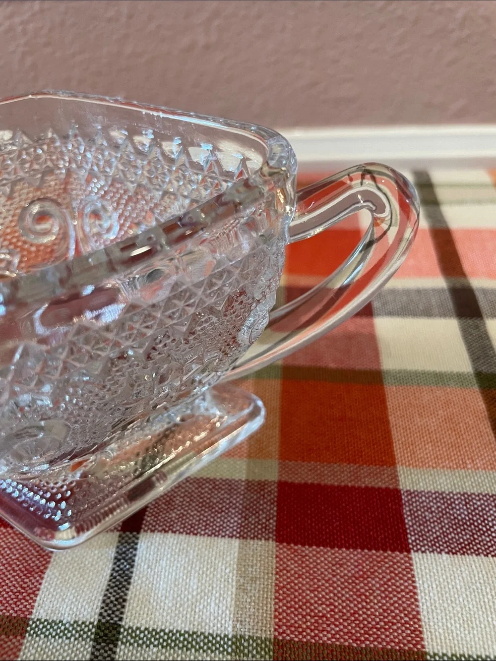 Vintage Indiana Glass Sugar Bowl